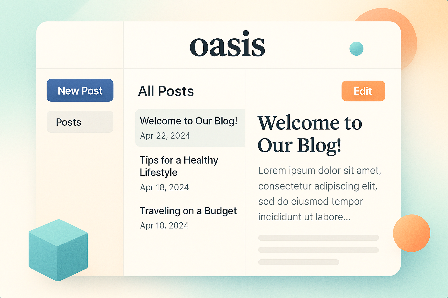 Project oasis