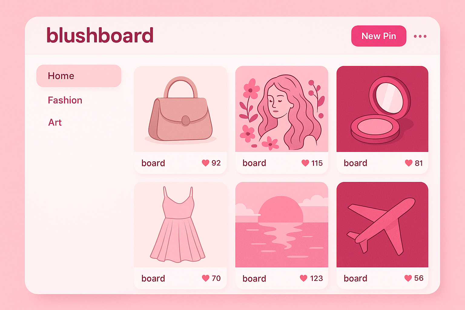 Project blushboard