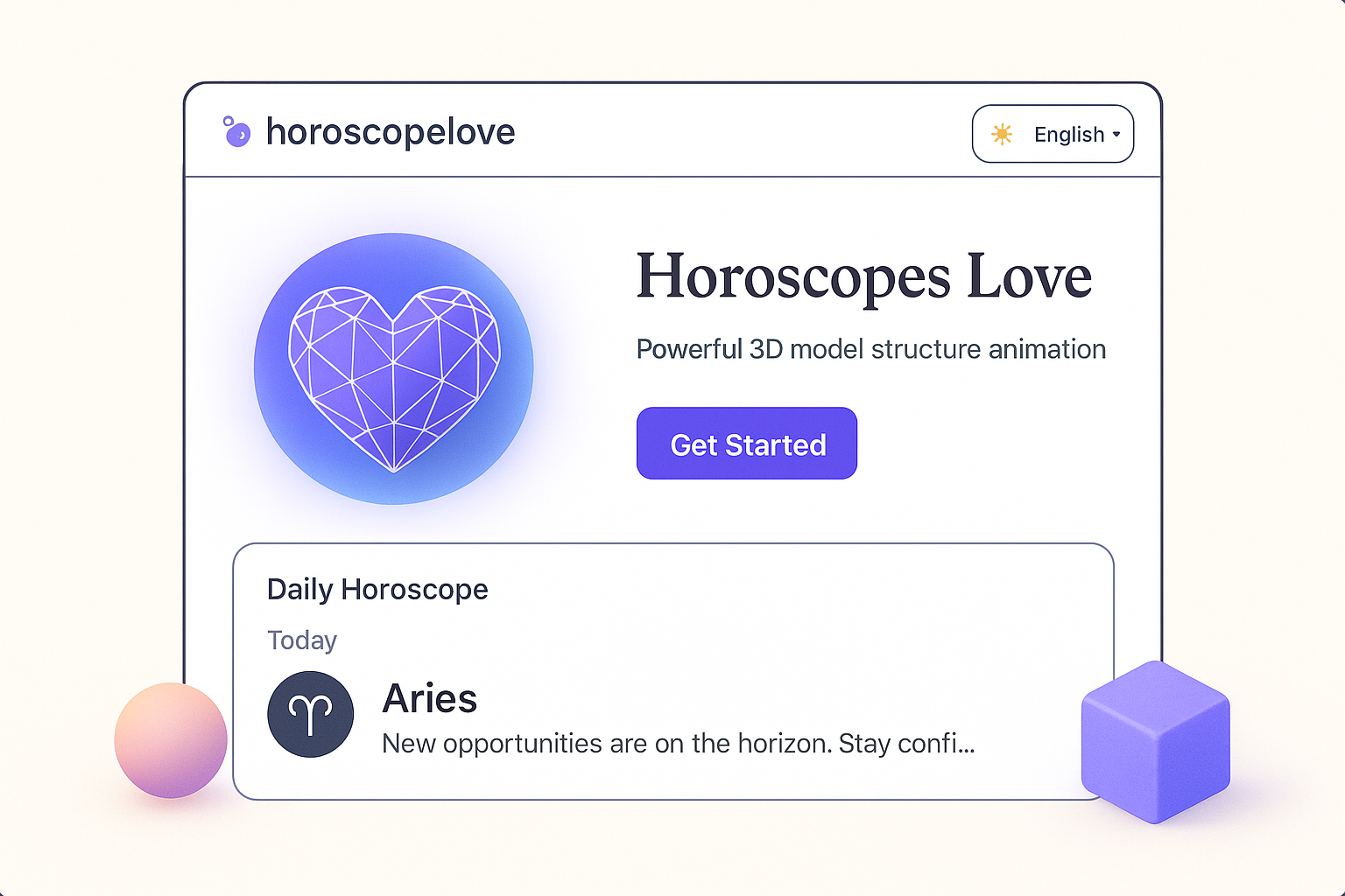 Project horoscopelove