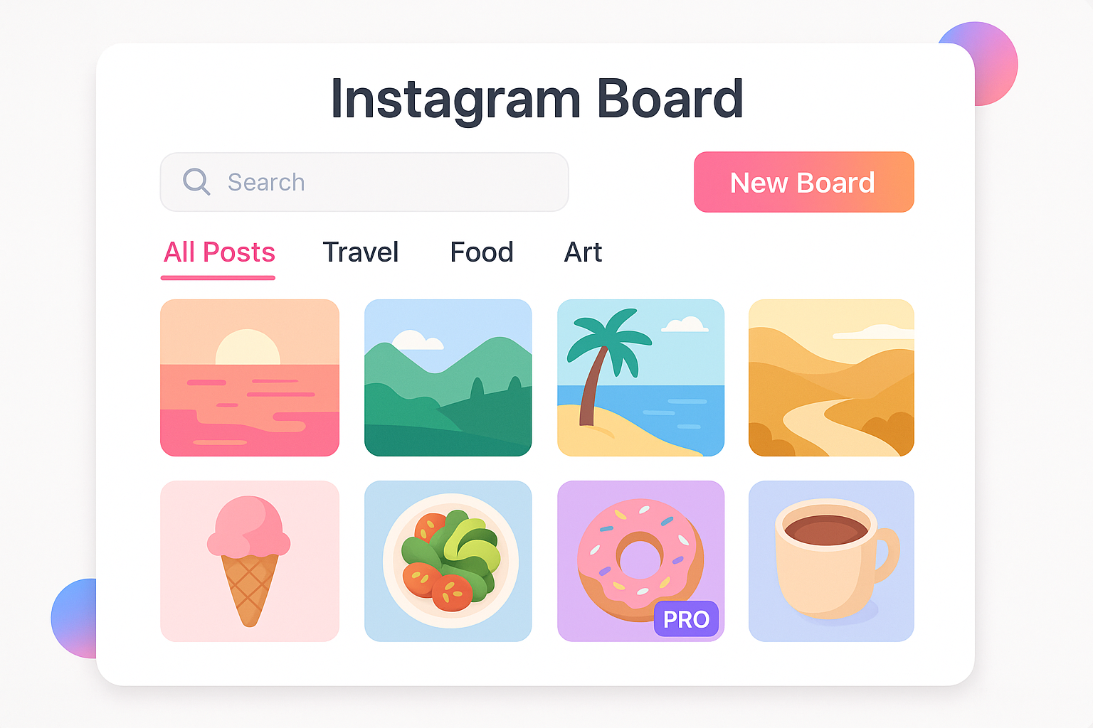 Project Instagram Board