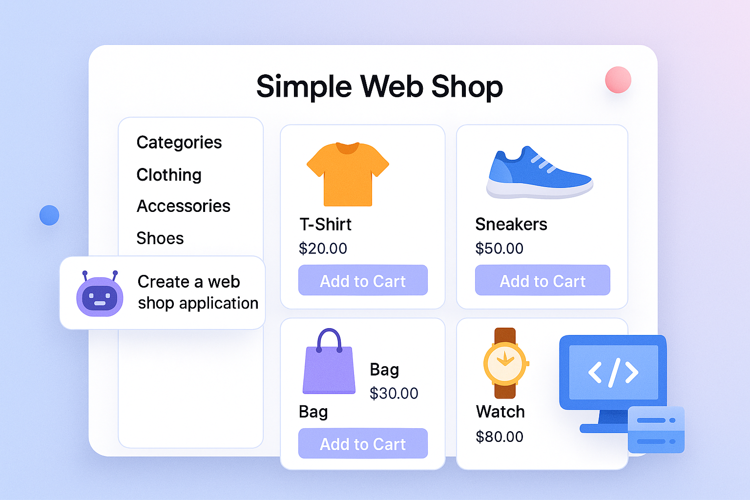 Project Simple Web Shop