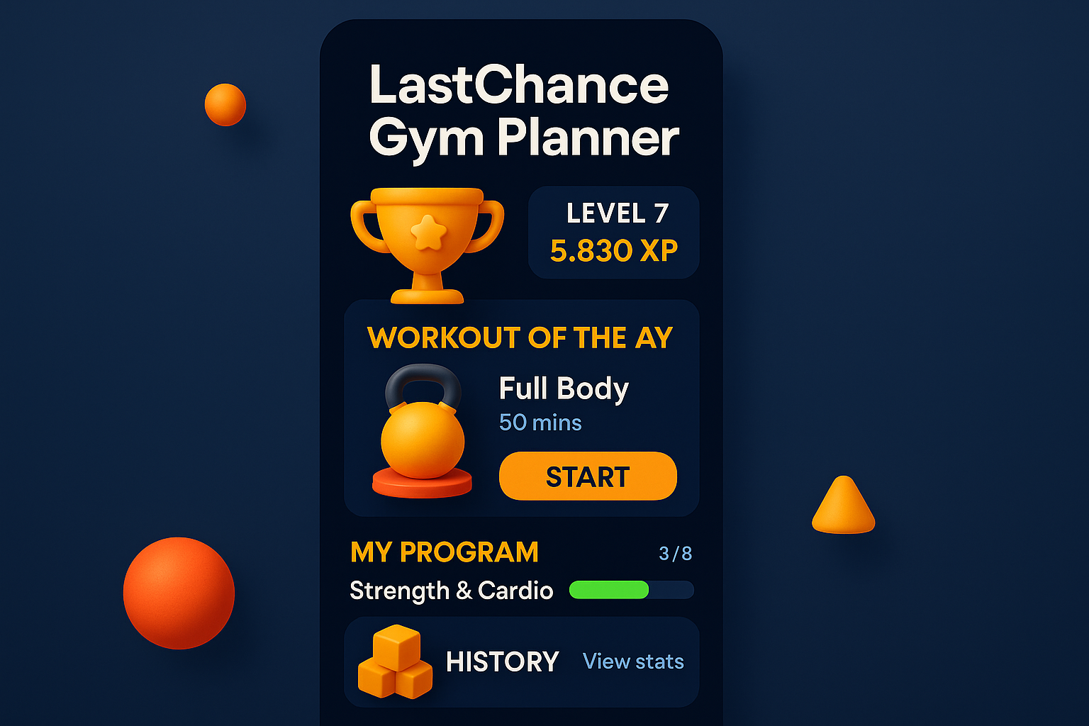 LastChance Gym Planner