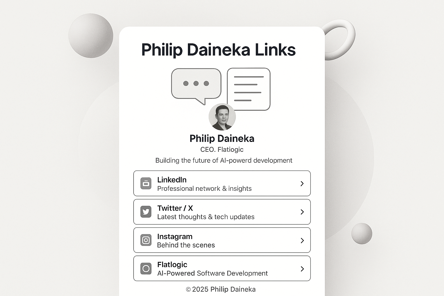 Philip Daineka Links