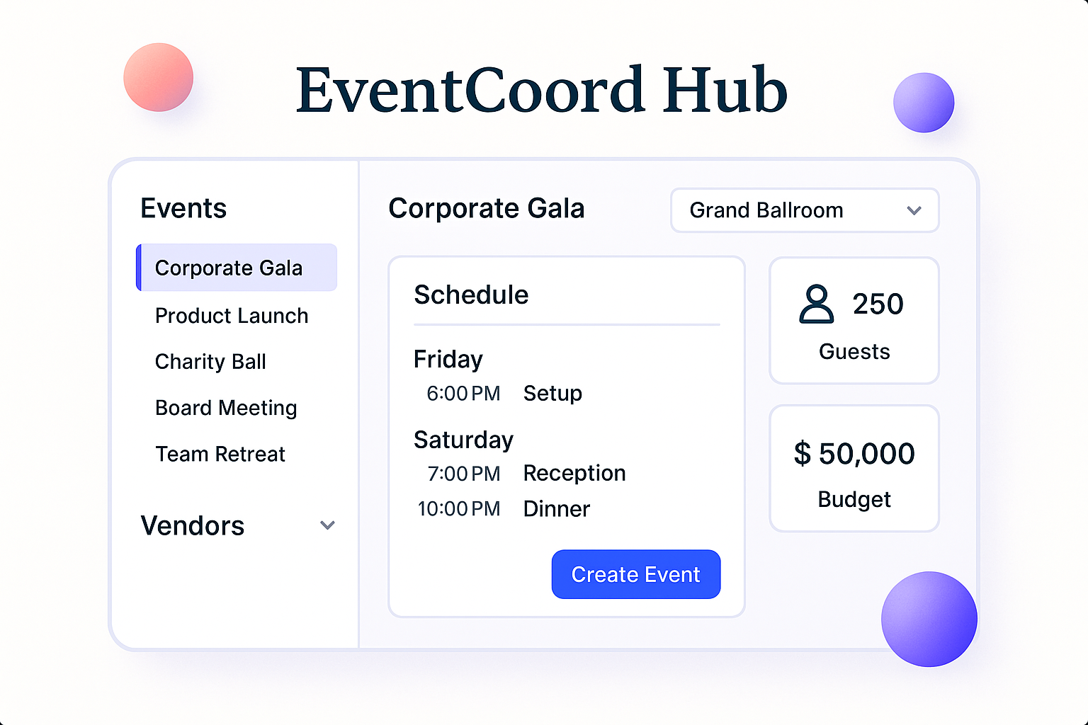 EventCoord Hub