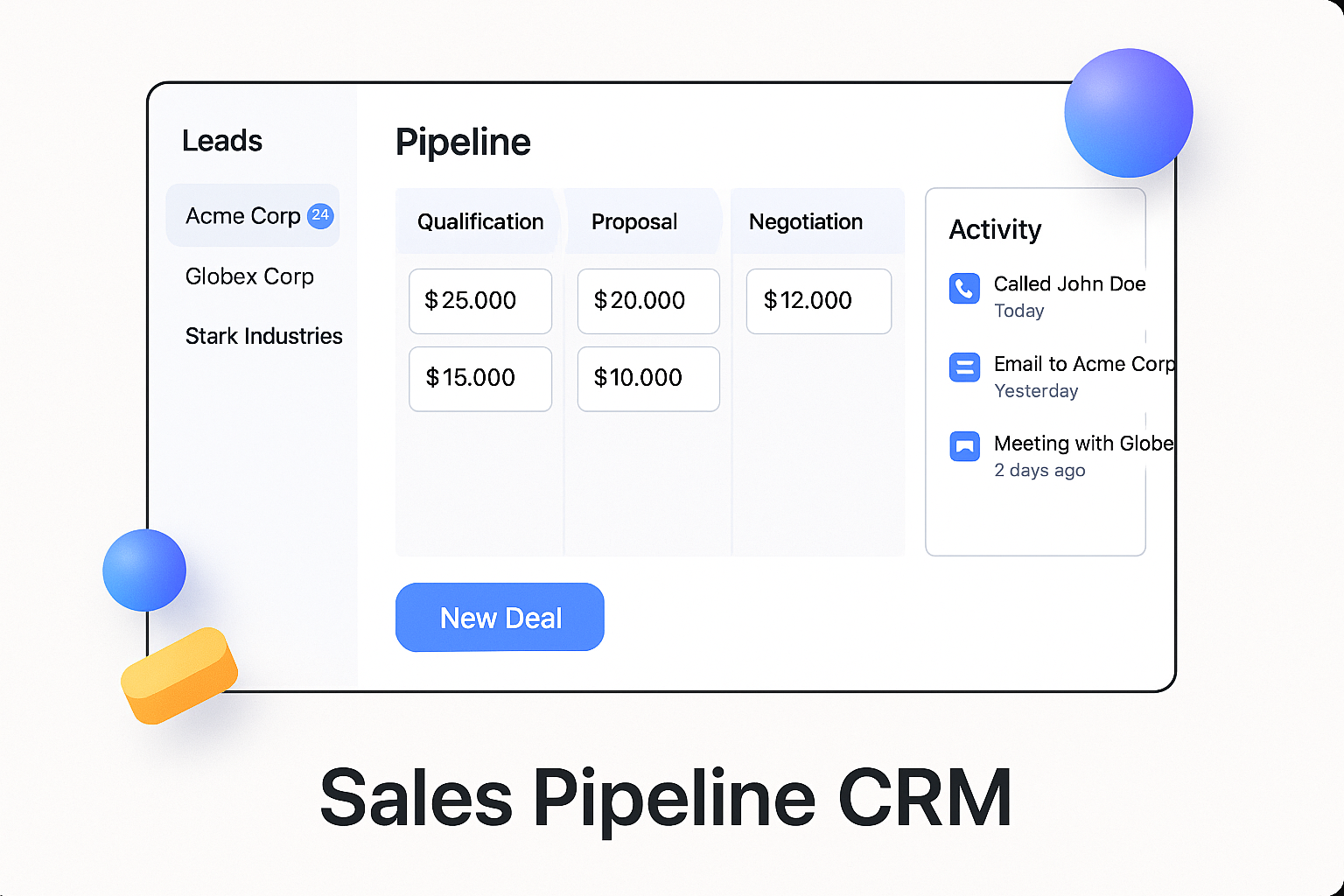 Sales Pipeline CRM
