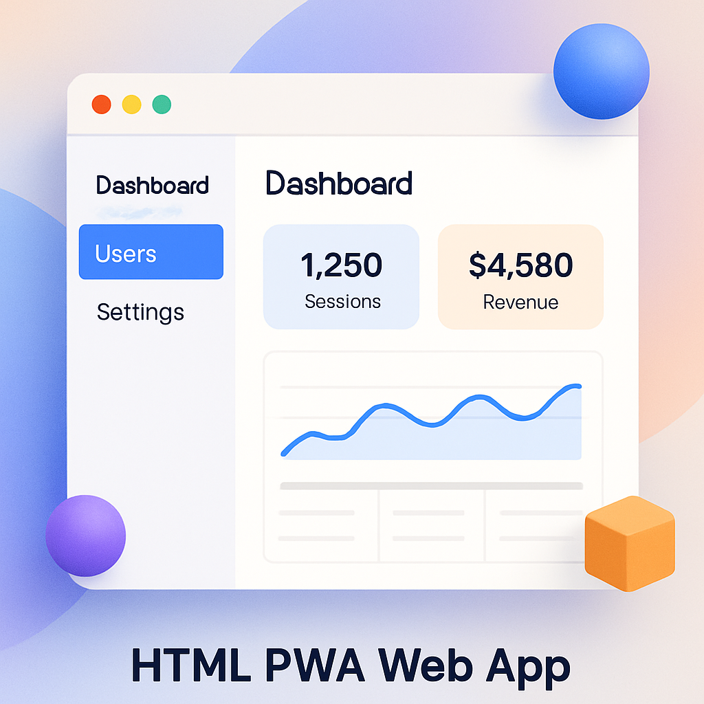HTML PWA Web App