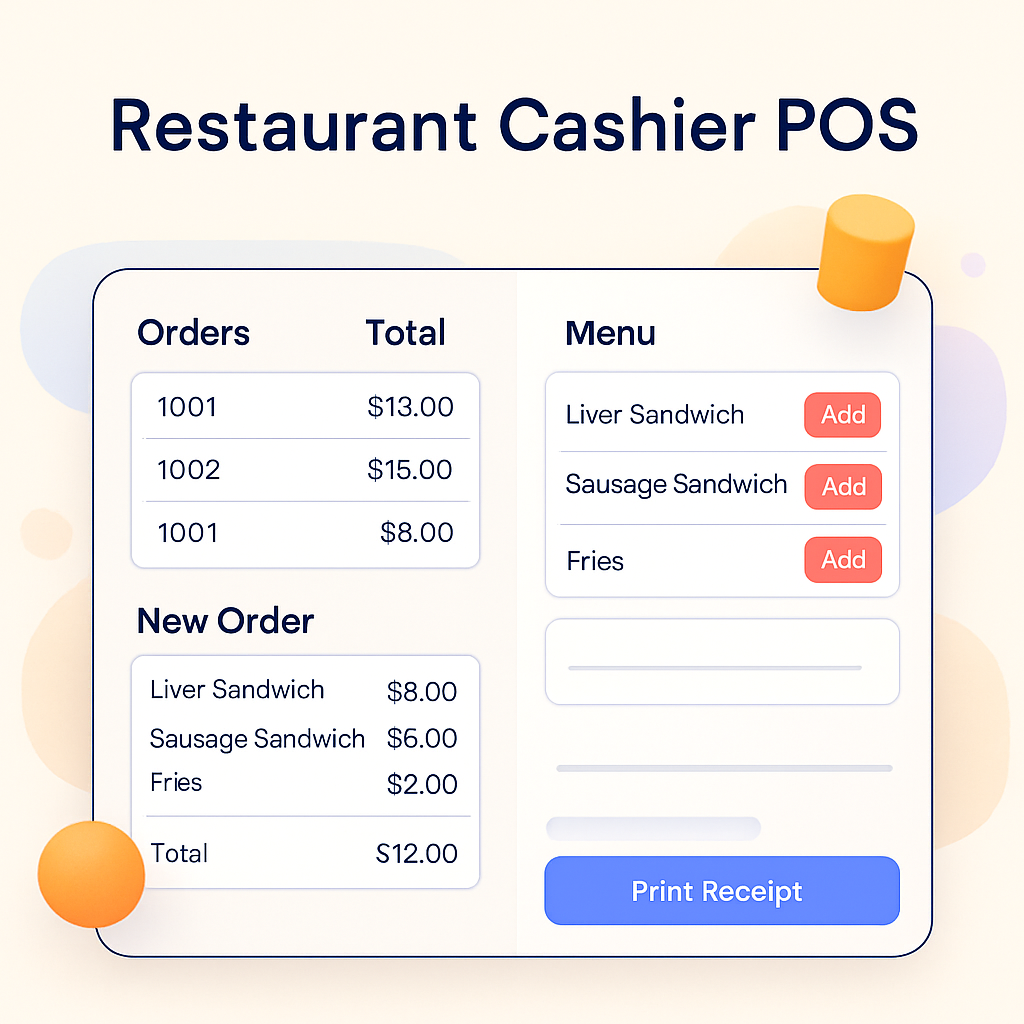 Restaurant Cashier POS