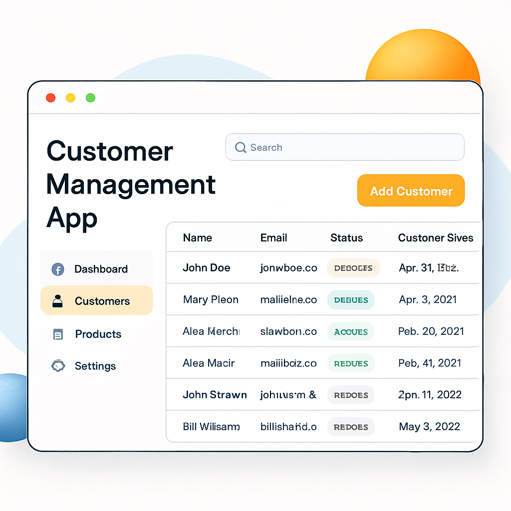 Customer Management App