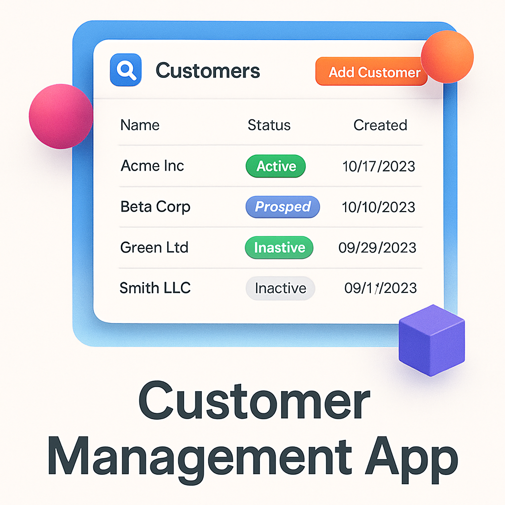 Customer Management App
