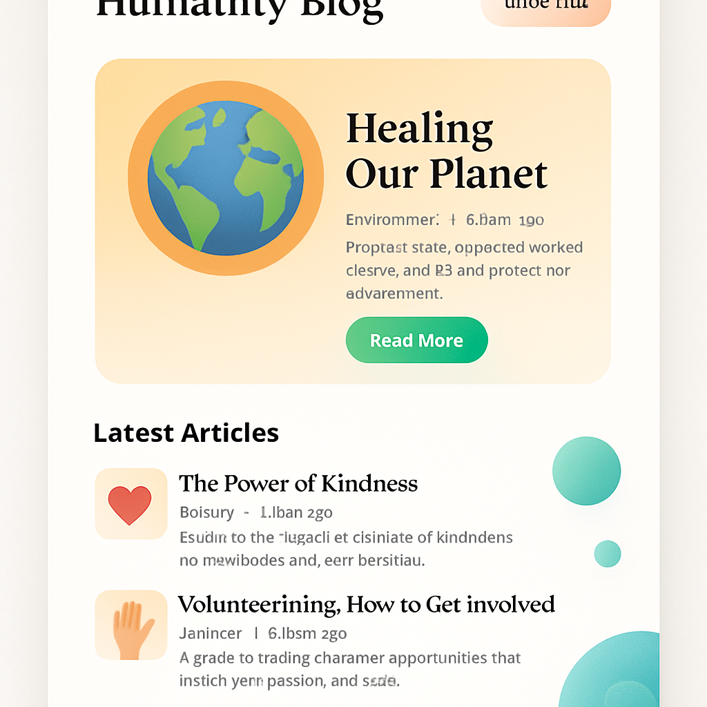 Humanity Blog