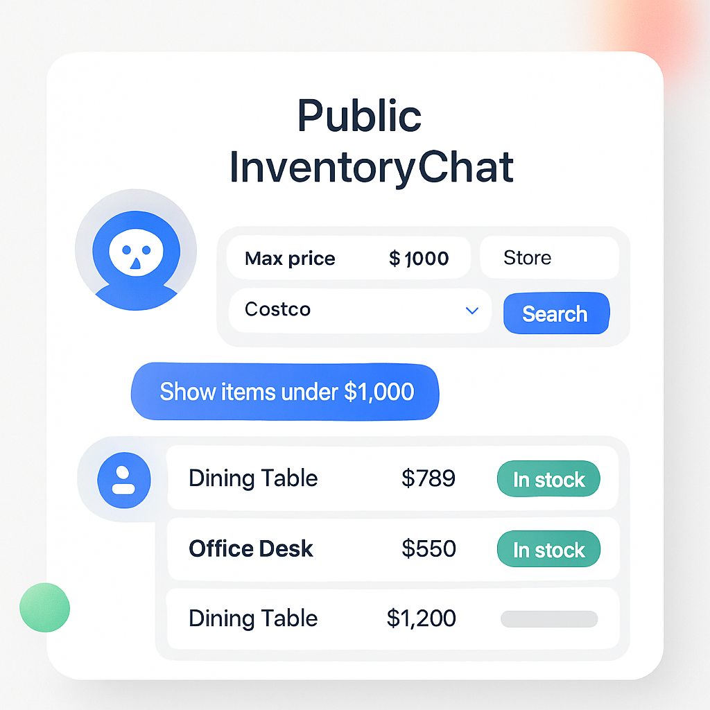 Public Inventory Chat