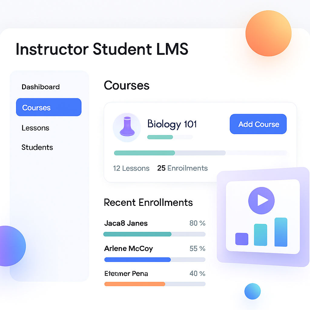 Instructor Student LMS