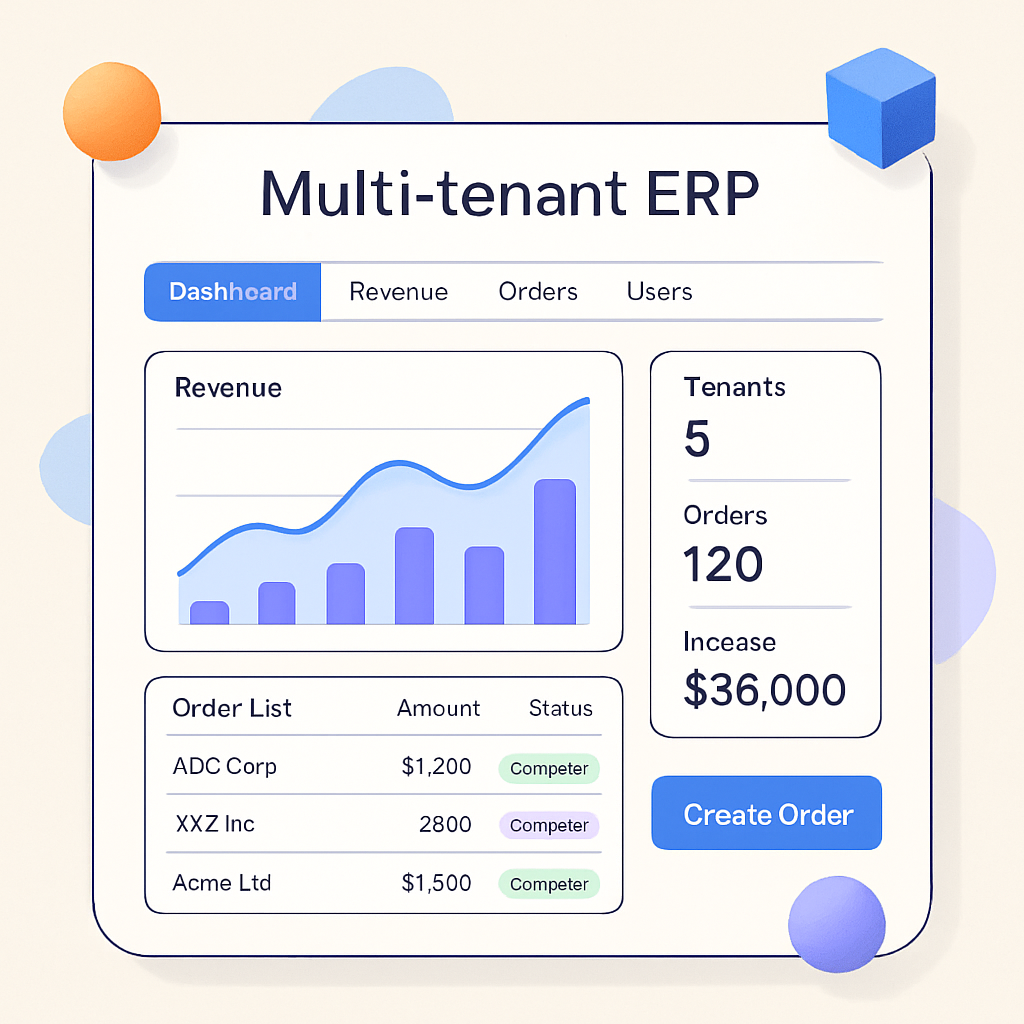 Multi-tenant ERP