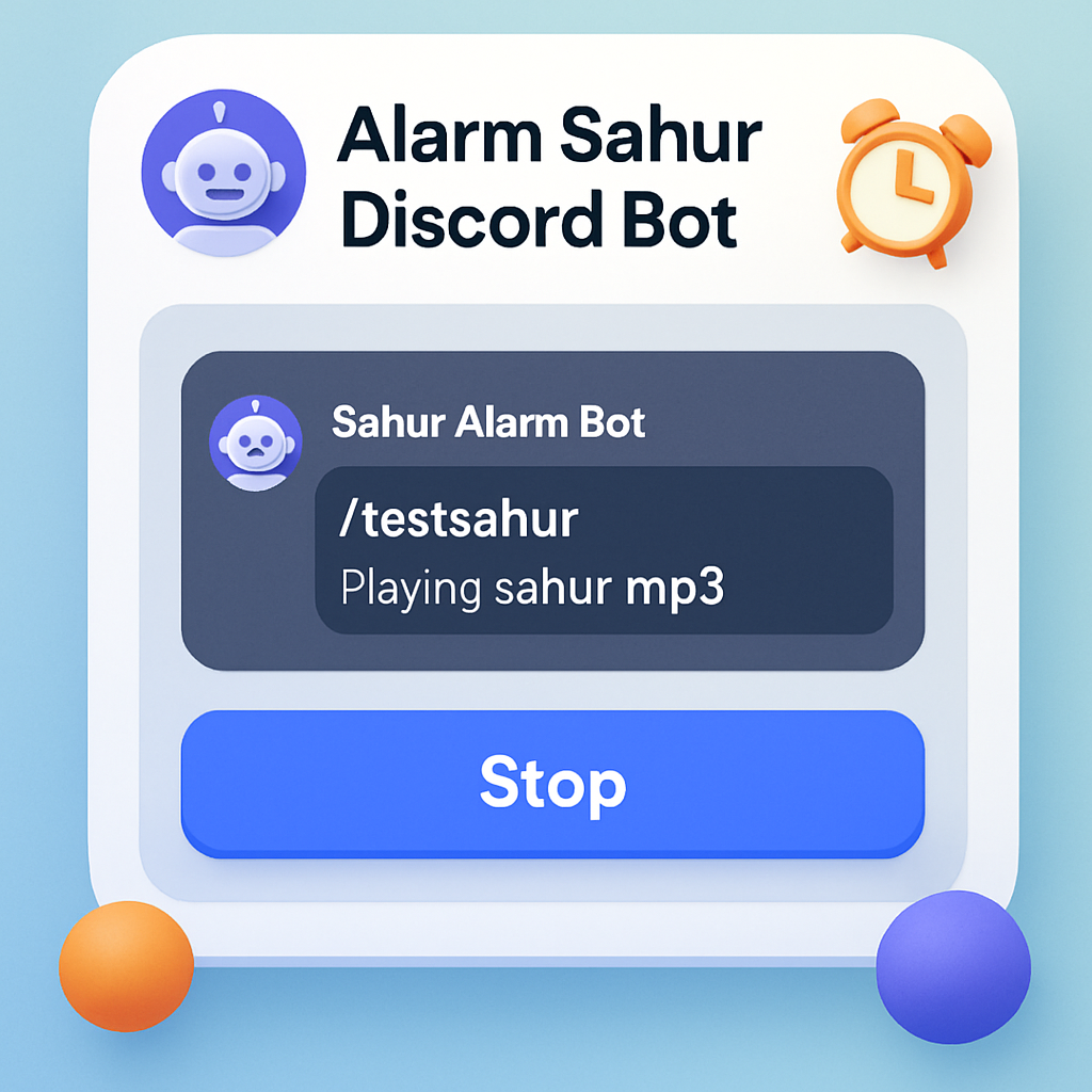 Alarm Sahur Discord Bot