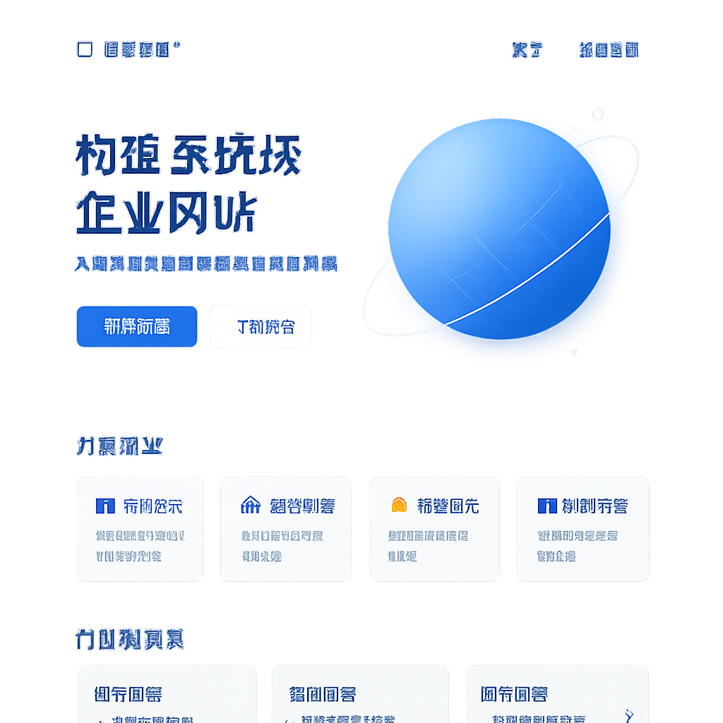高端科技风企业官网