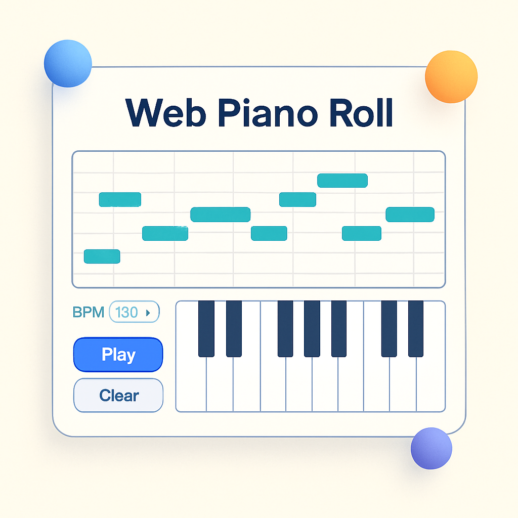 Web Piano Roll