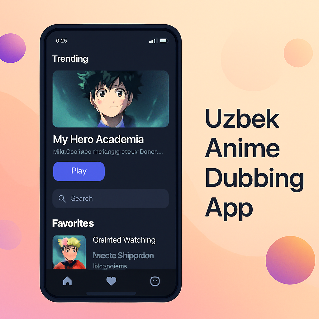 Uzbek Anime Dubbing App