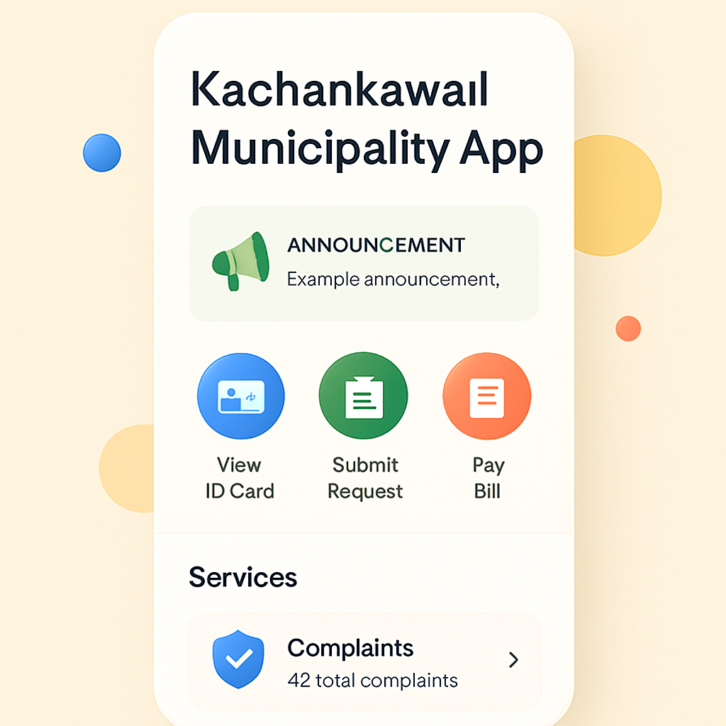 Kachankawal Municipality App