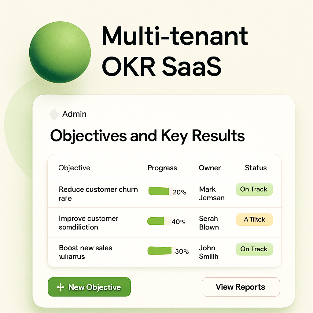 Multi-tenant OKR SaaS