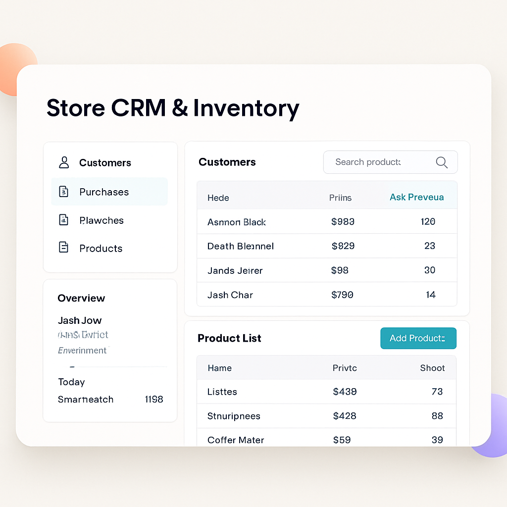 Store CRM & Inventory