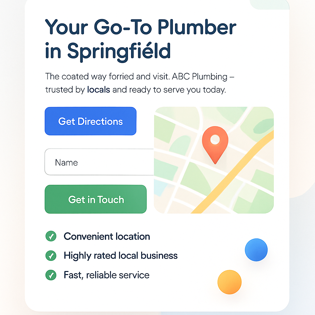 Local Conversion Landing Page