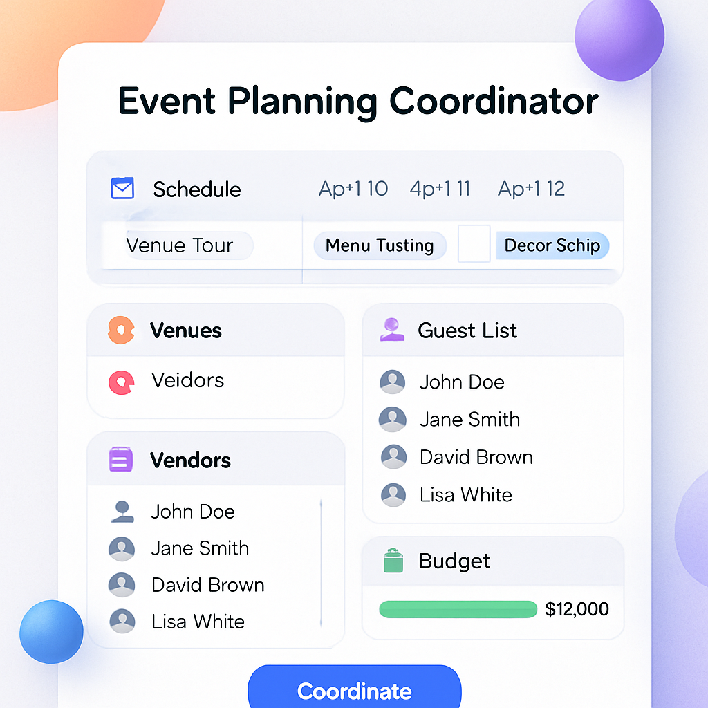 Event Planning Coordinator