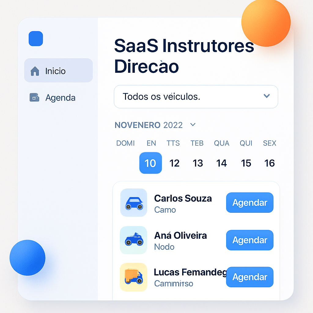 SaaS Instrutores Direcao