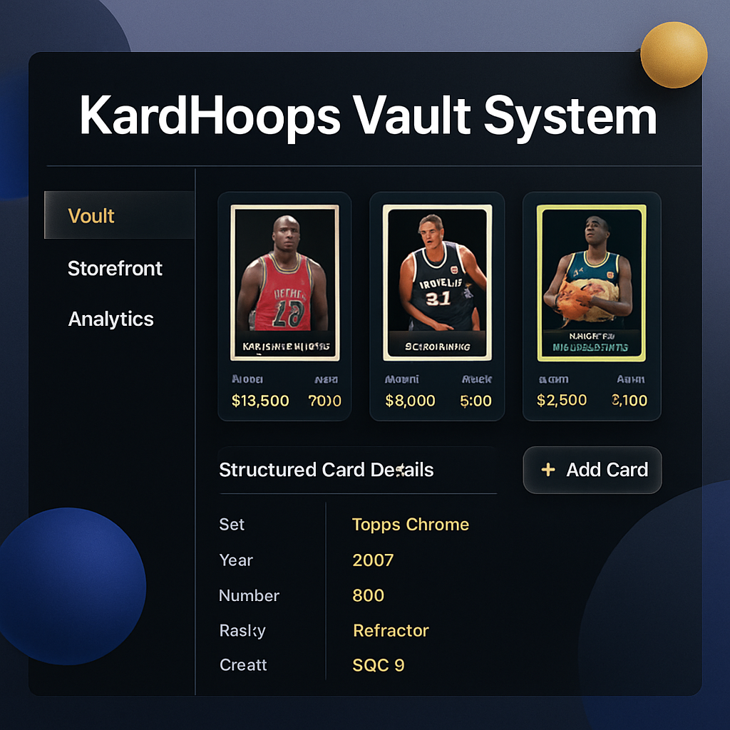 KardHoops Vault System