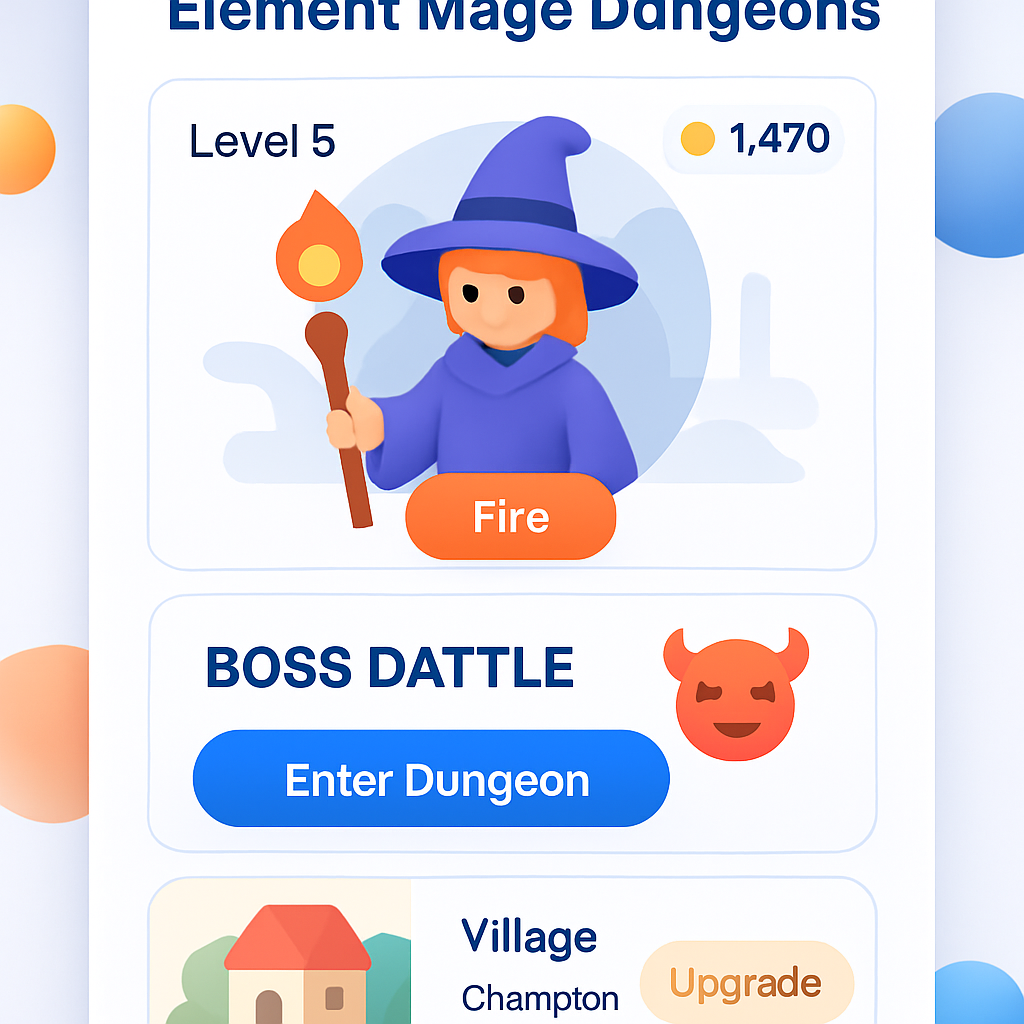 Element Mage Dungeons