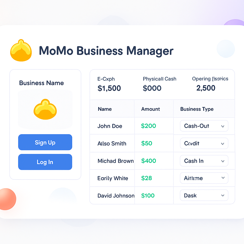 MoMo Business Manager