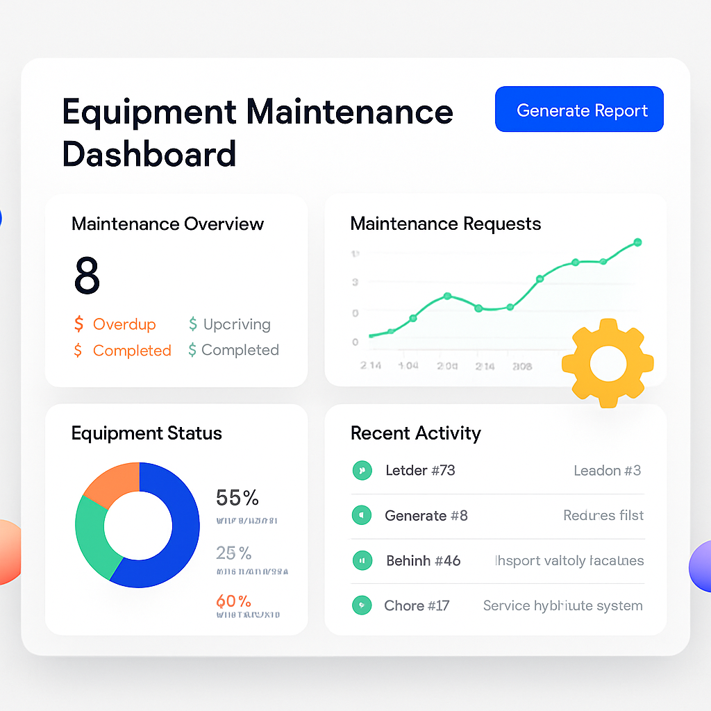 Equipment Maintenance Dashboard