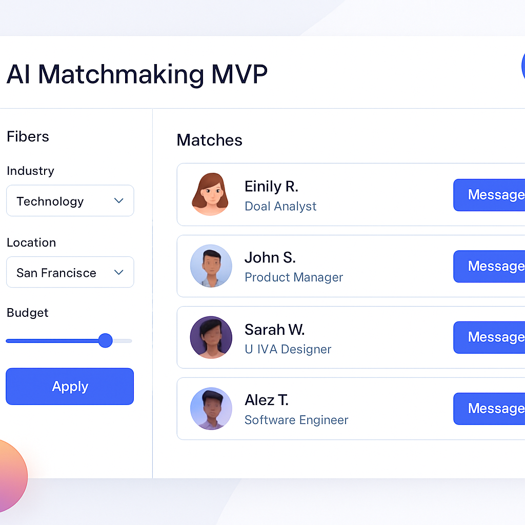 AI Matchmaking MVP