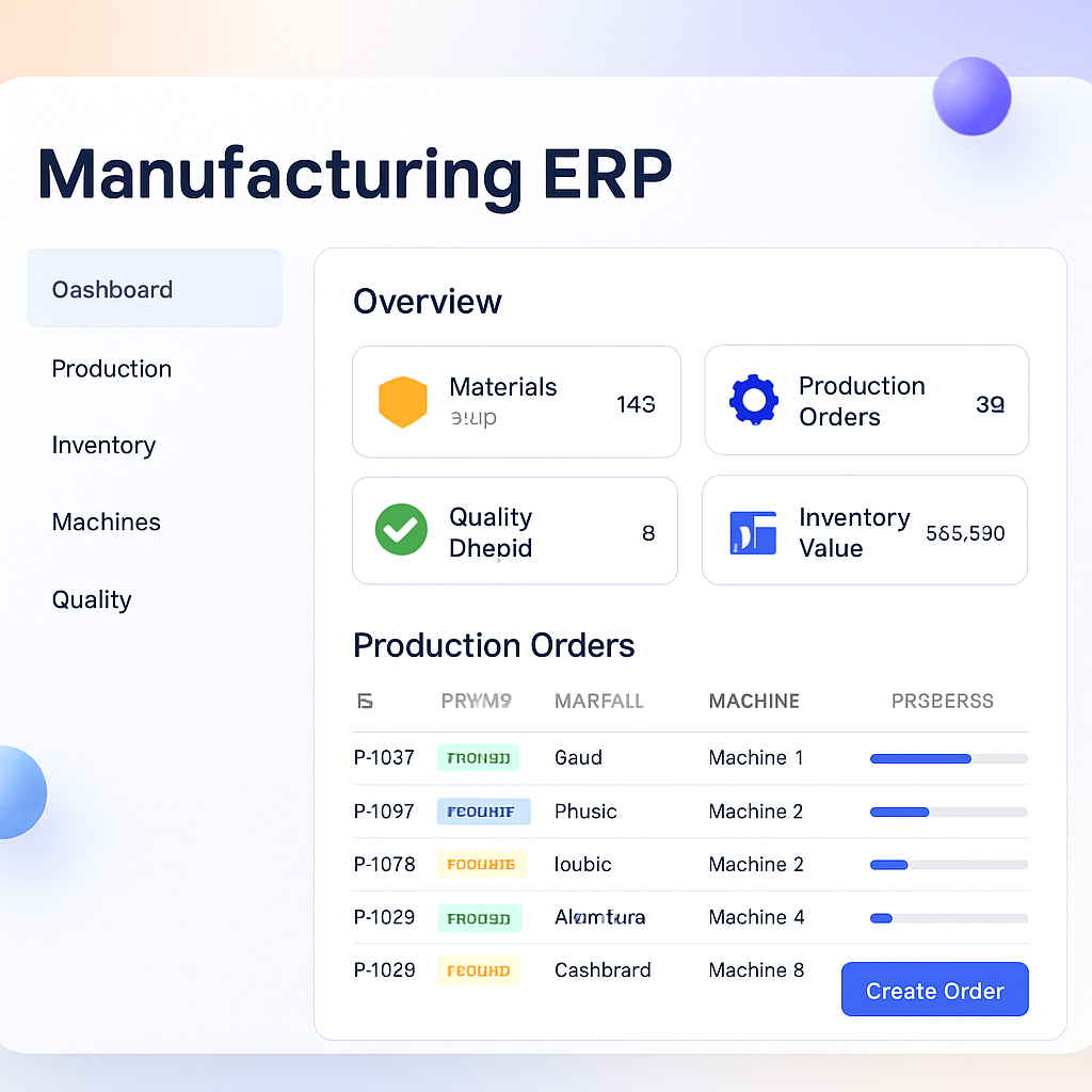 Manufacturing ERP