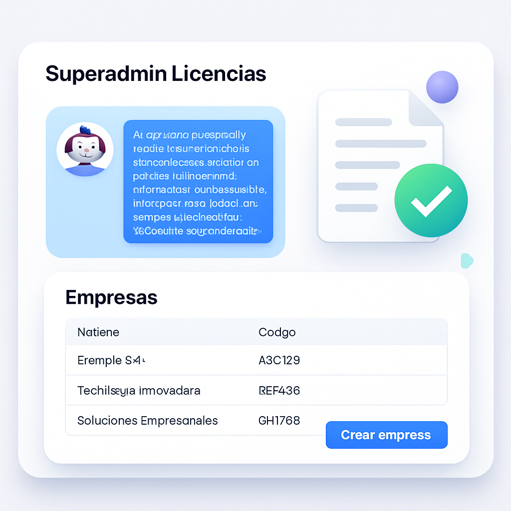 Superadmin Licencias