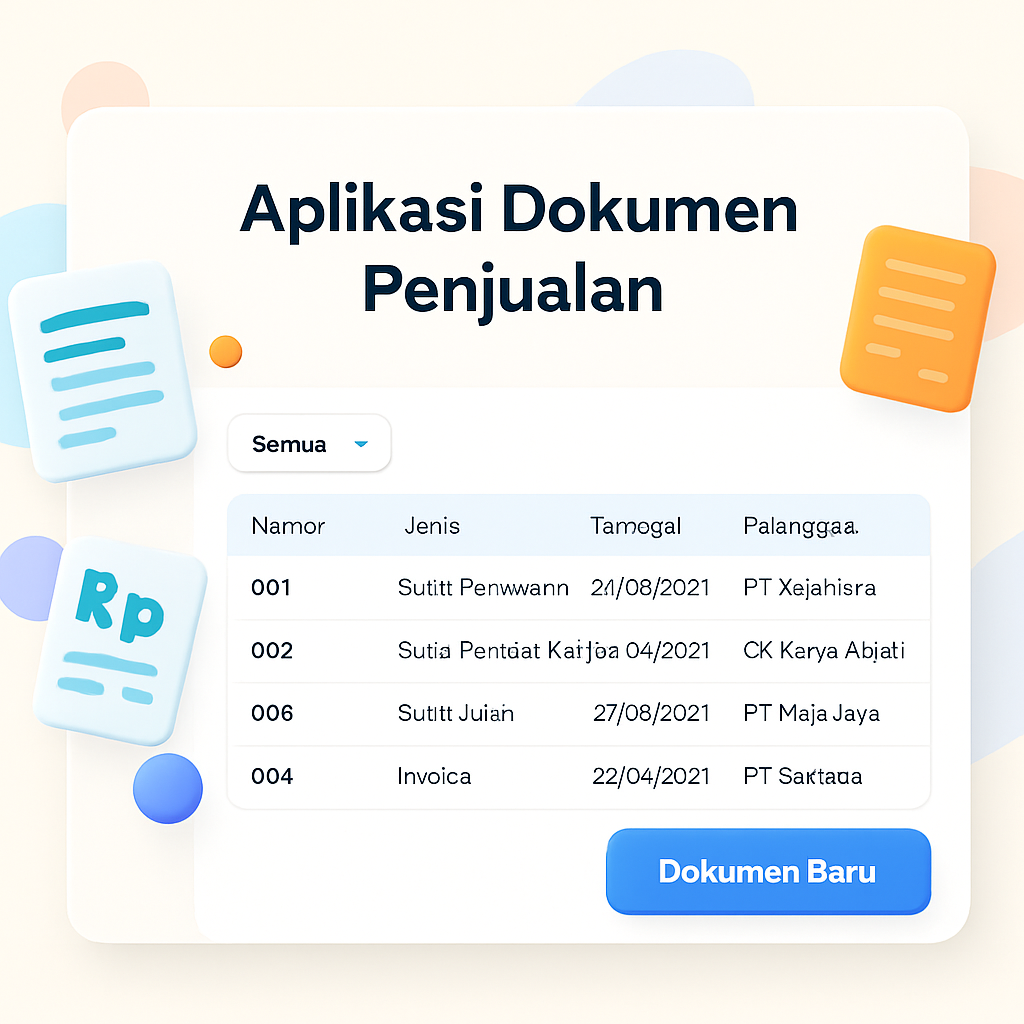 Aplikasi Dokumen Penjualan