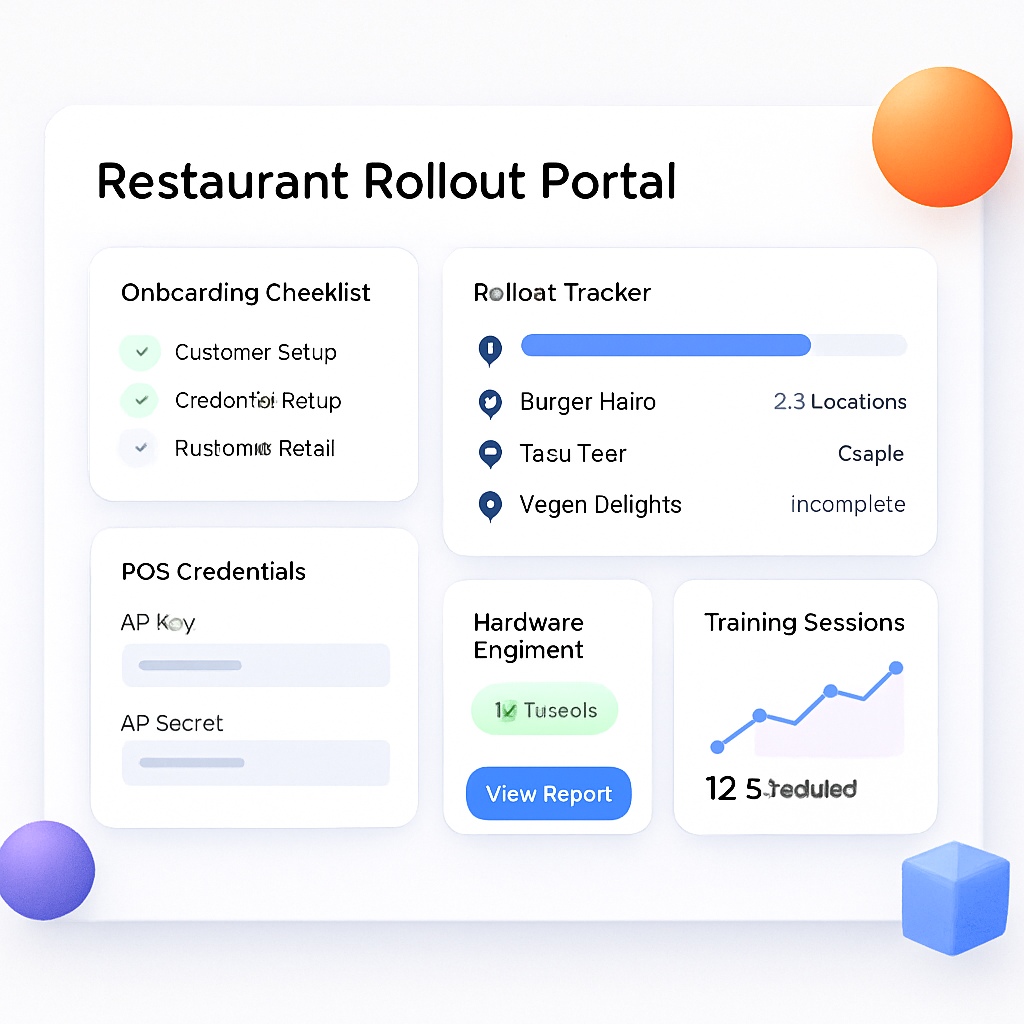 Restaurant Rollout Portal