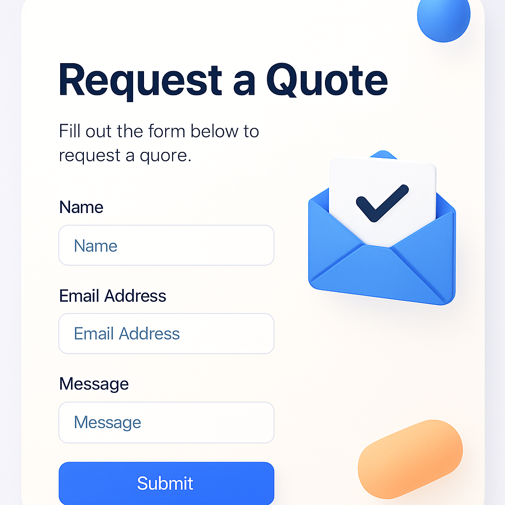 Request a Quote Landing