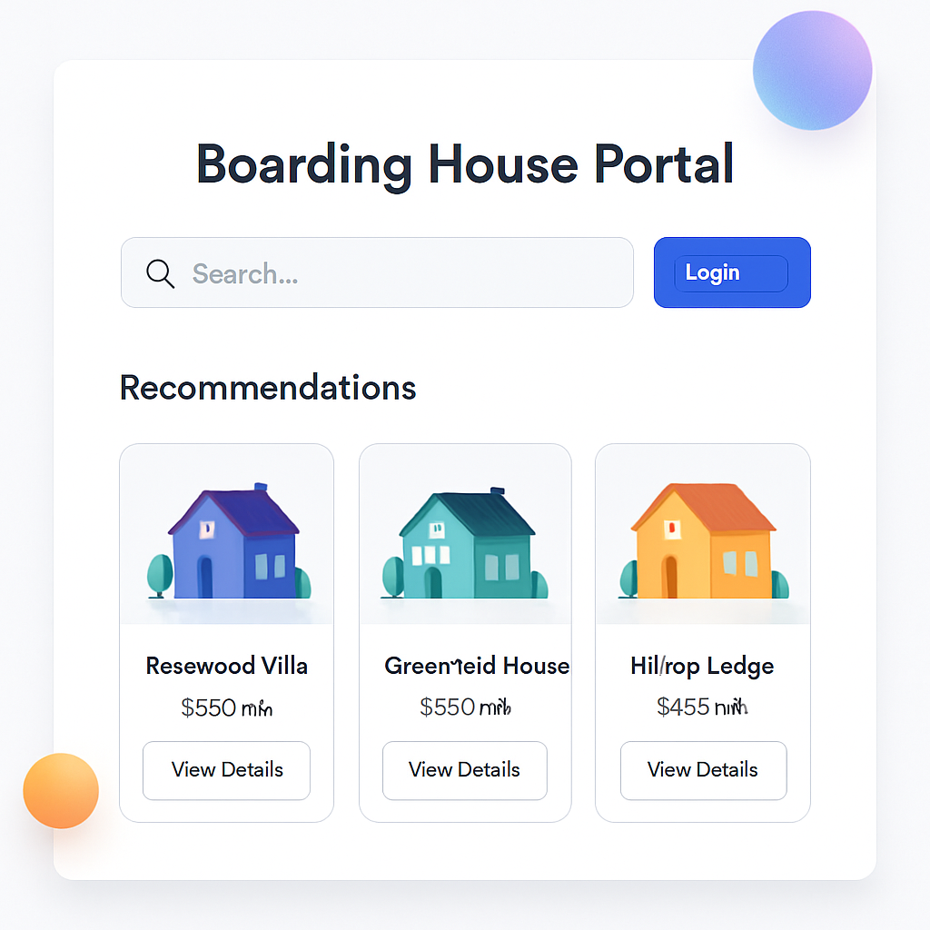 Boarding House Portal