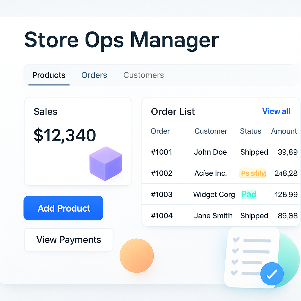 Store Ops Manager