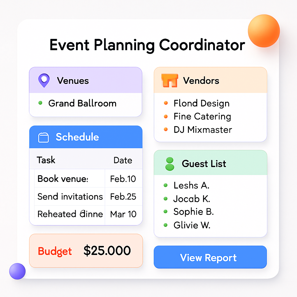 Event Planning Coordinator