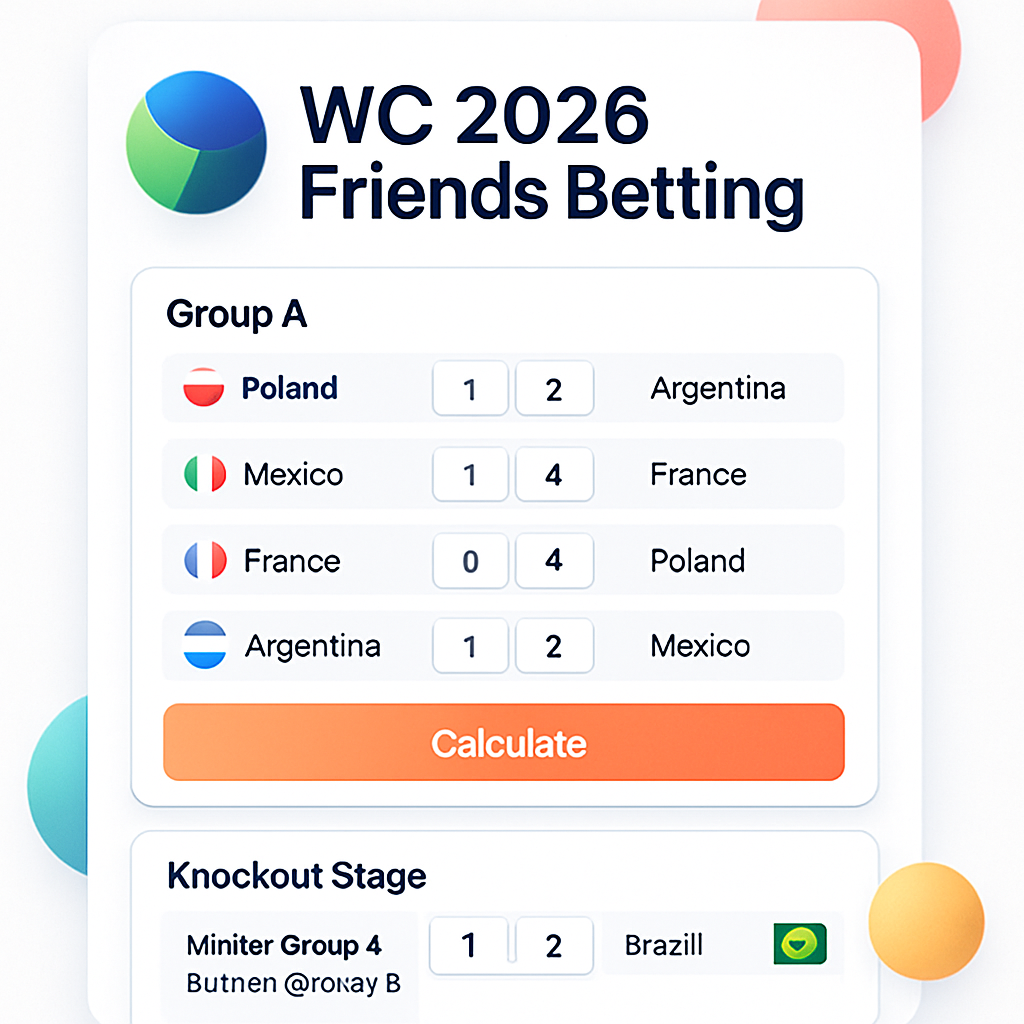 WC 2026 Friends Betting