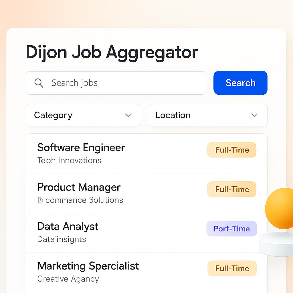 Dijon Job Aggregator