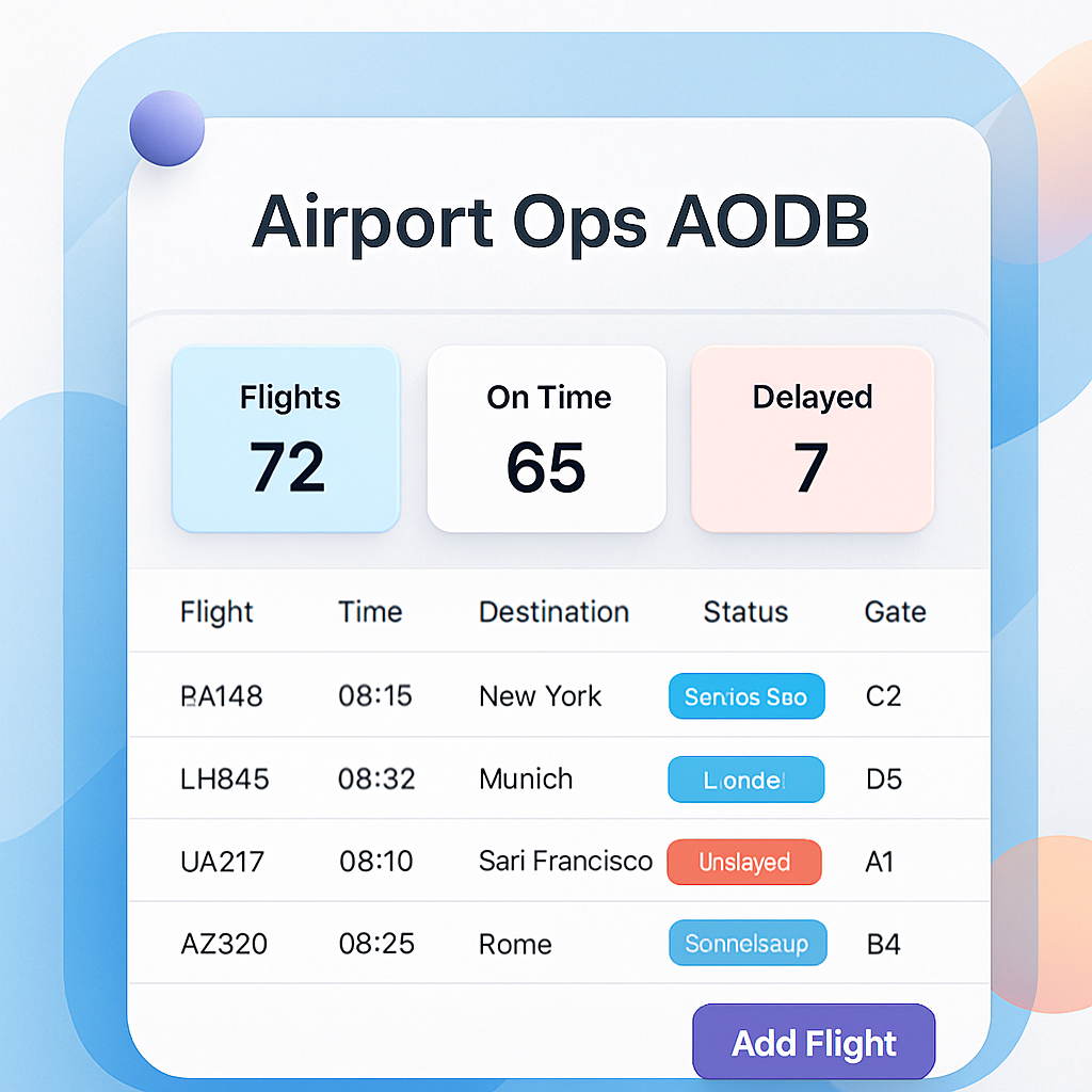 Airport Ops AODB