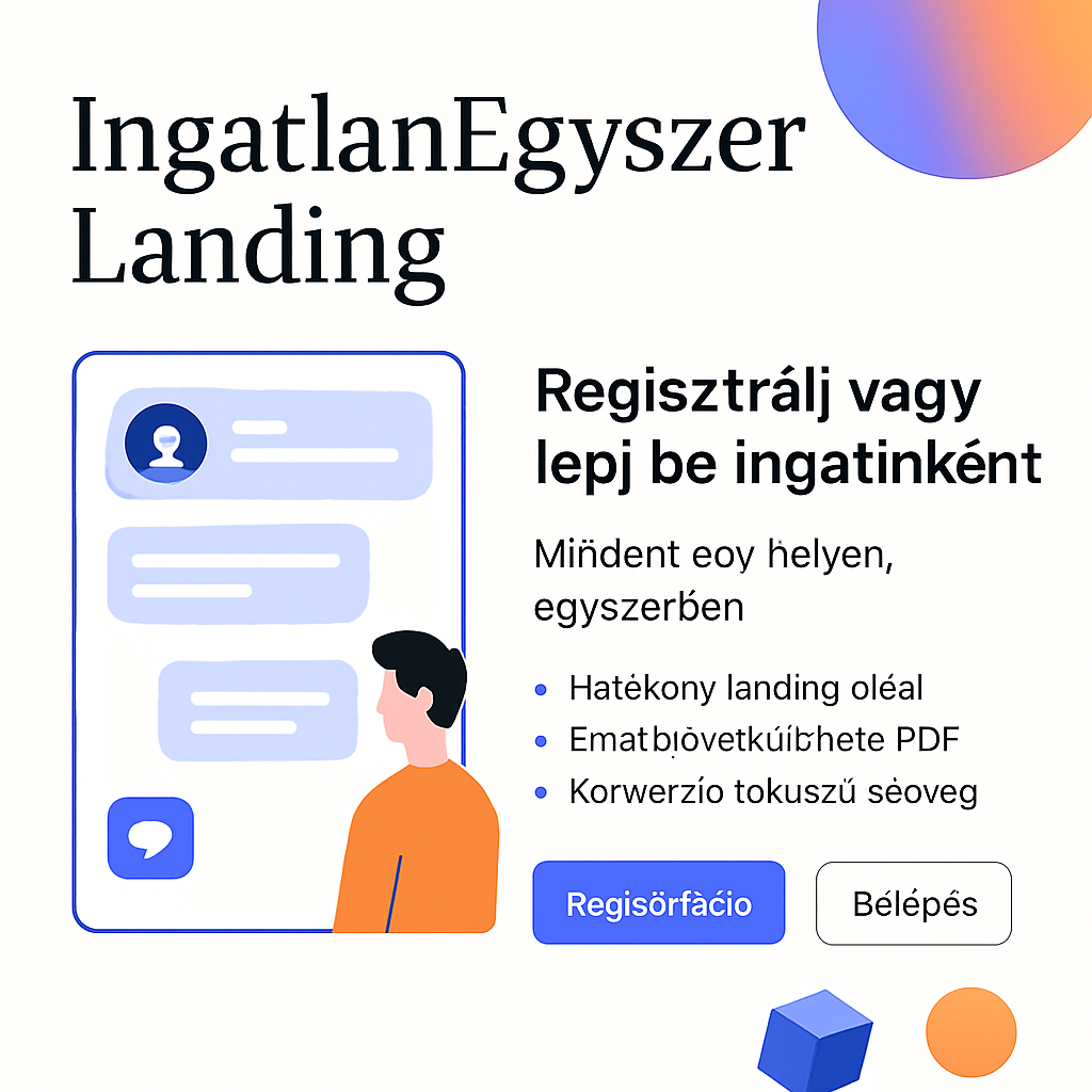 IngatlanEgyszer Landing