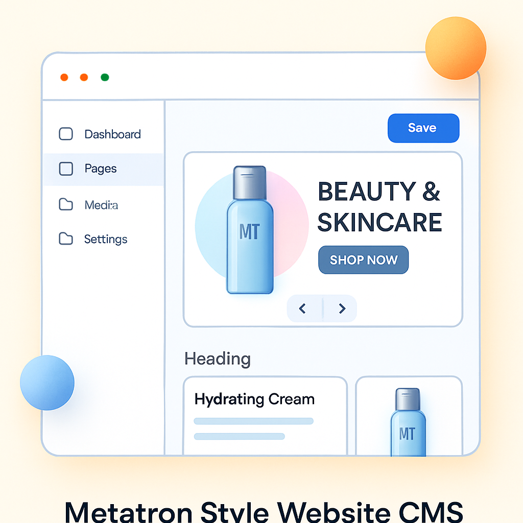 Metatron Style Website CMS