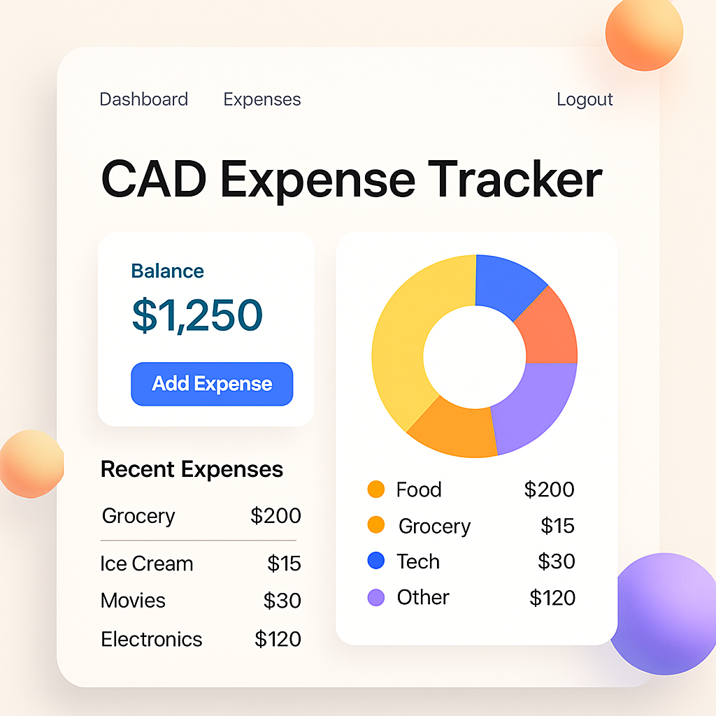 CAD Expense Tracker