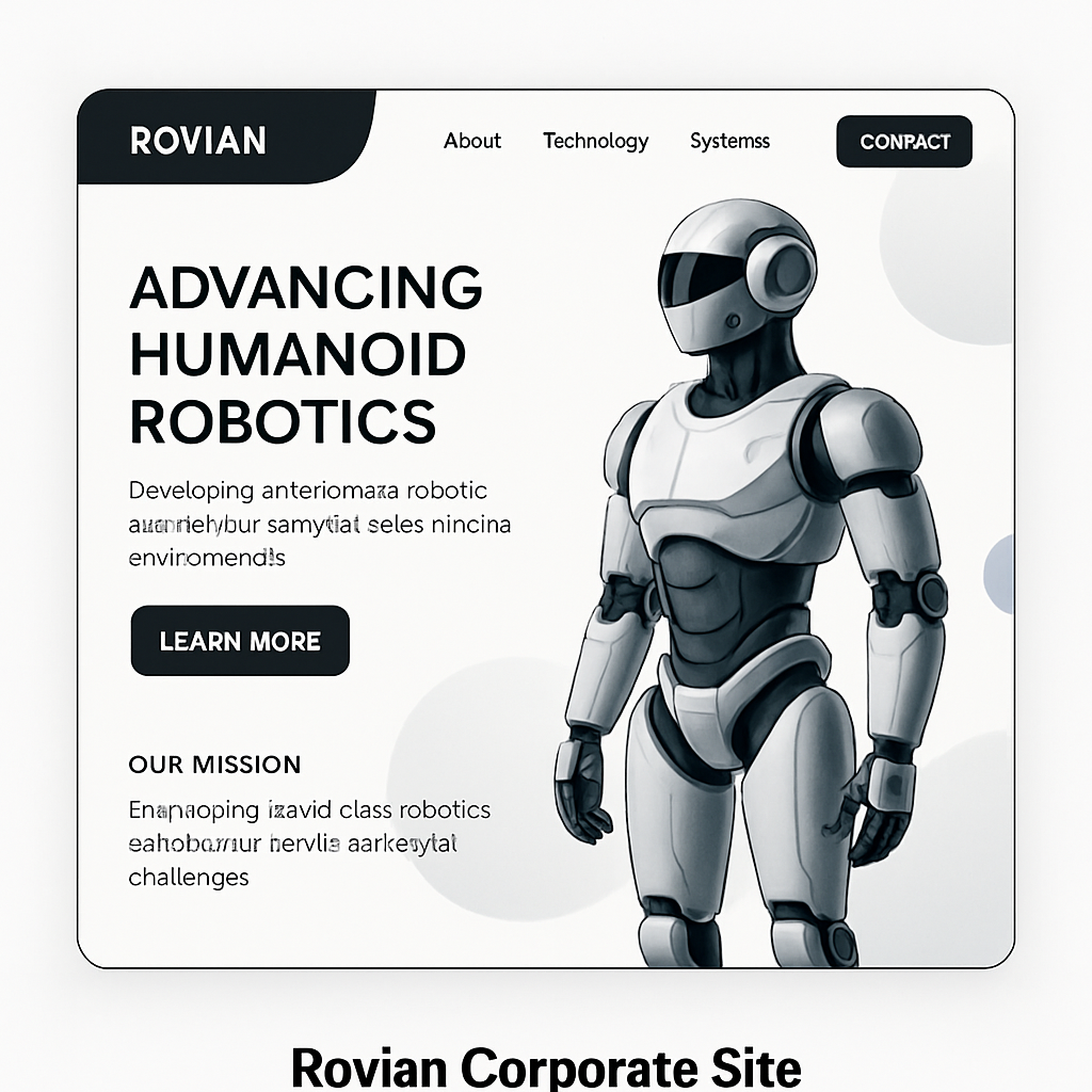 Rovian Corporate Site