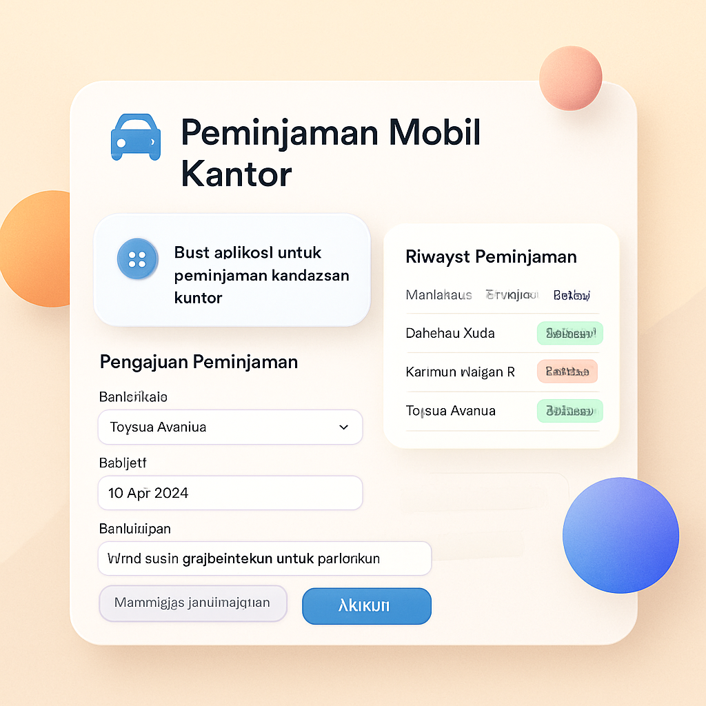 Peminjaman Mobil Kantor
