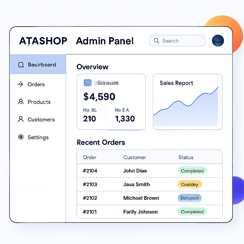 ATASHOP Admin Panel