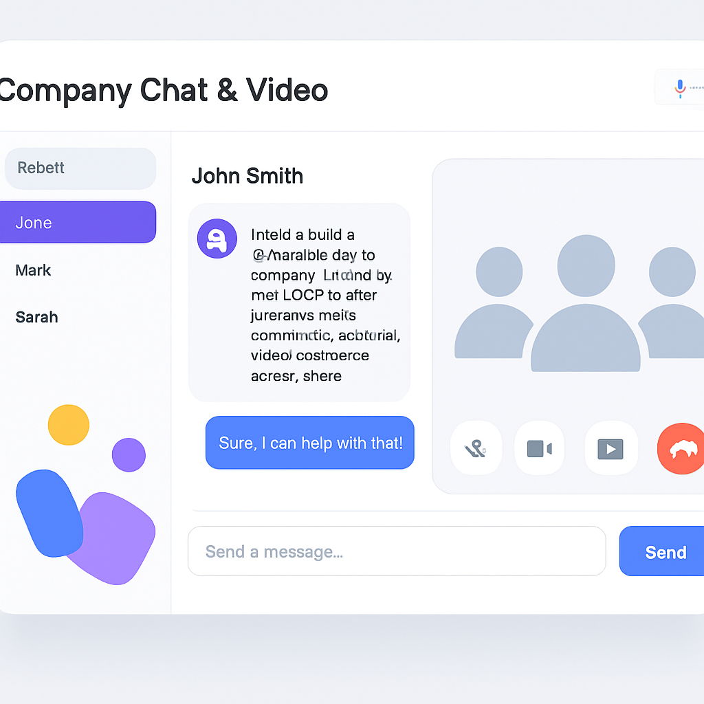 Company Chat & Video